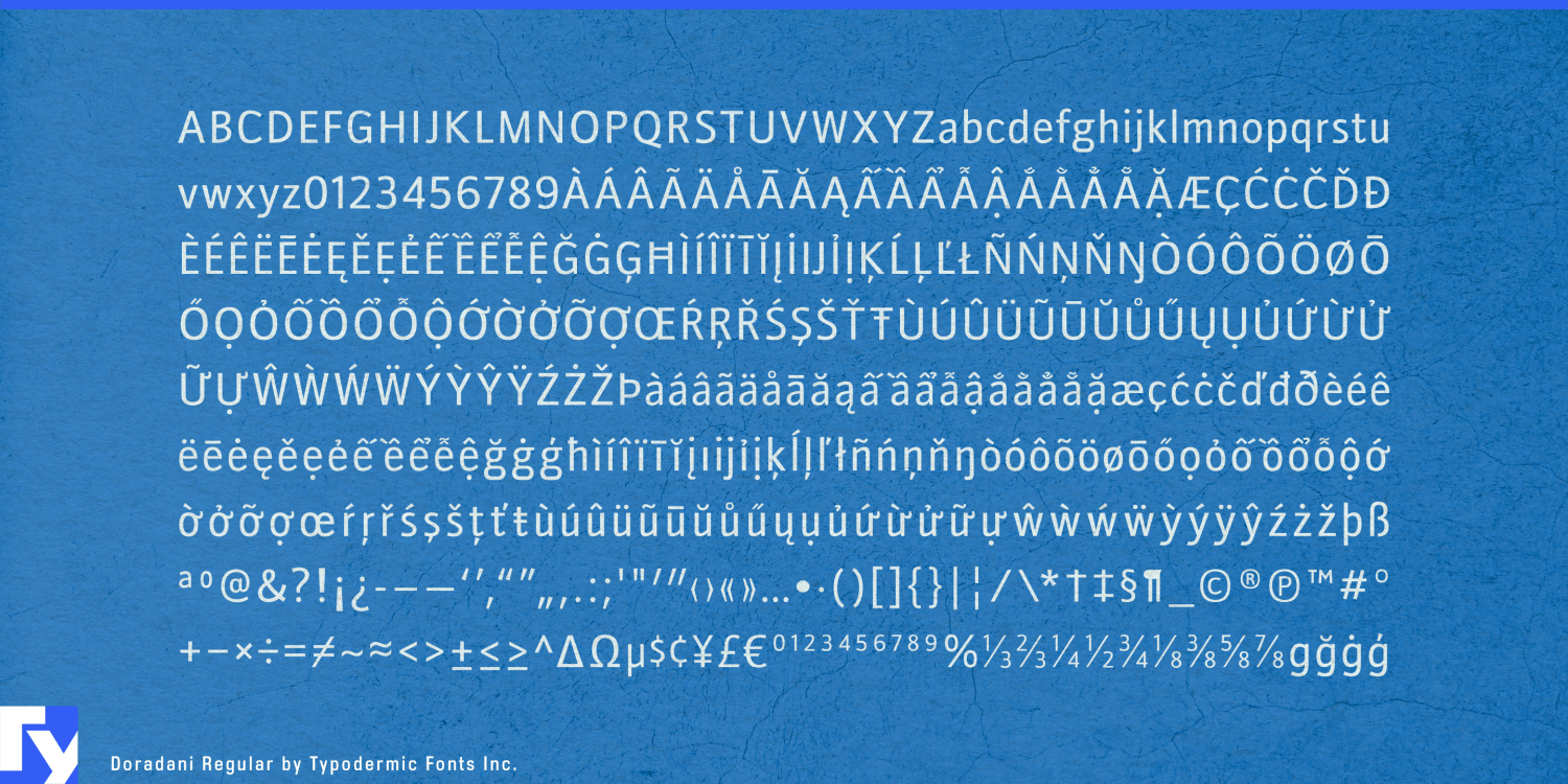 Doradani Font Poster #1