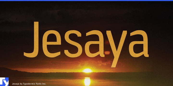 Jesaya Font Poster #1