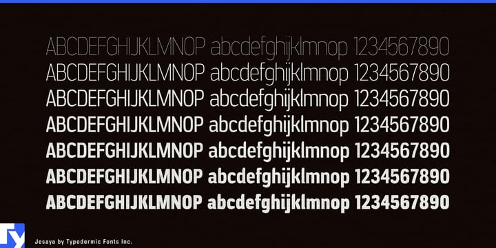 Jesaya Font Poster #1
