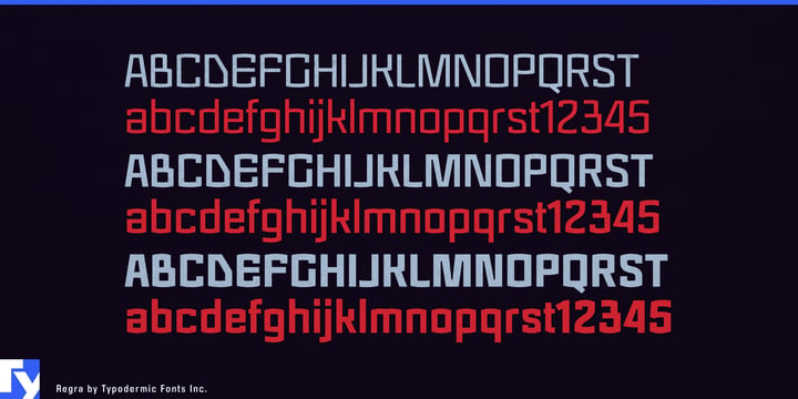 Regra Font Poster #1