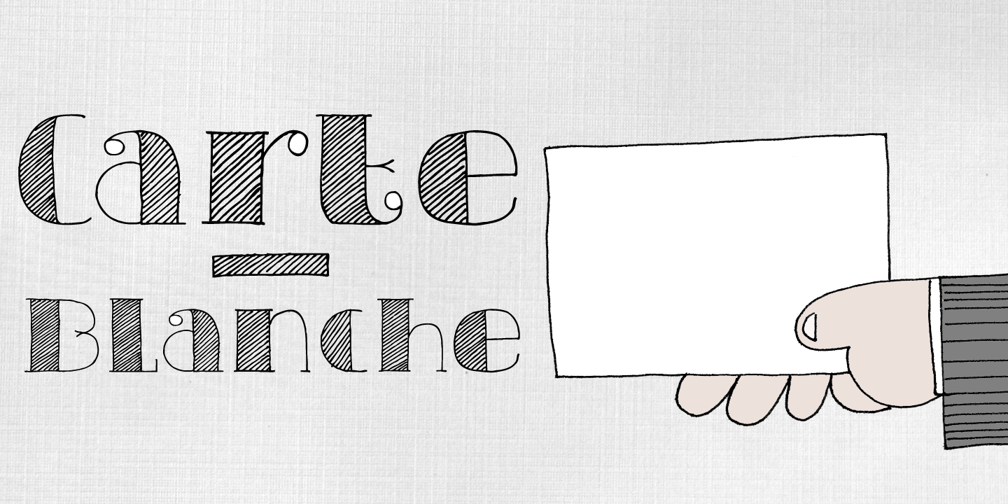 Carte Blanche Poster