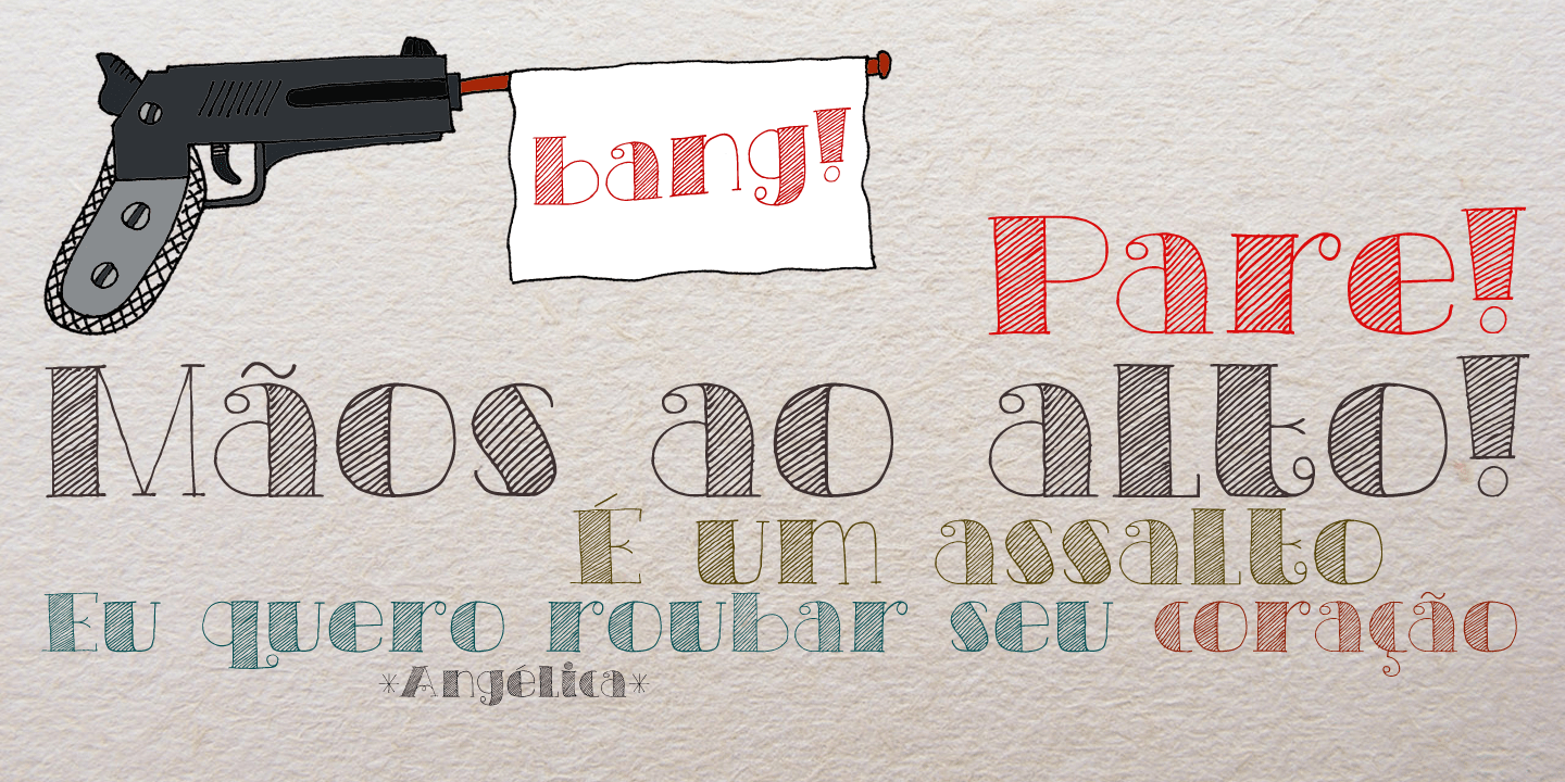 Carte Blanche Font Poster #1