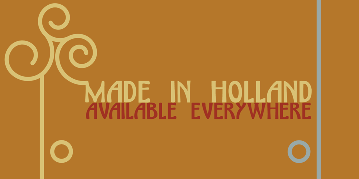 Himmelblau Font Poster #1