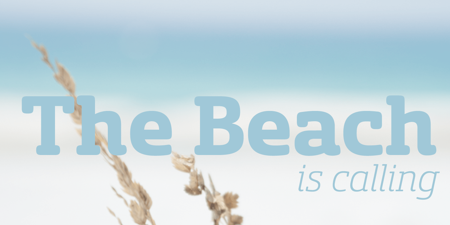 Sancoale Slab Soft Font Poster #1