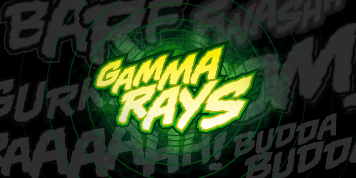 Gamma Rays BB Font Poster #1