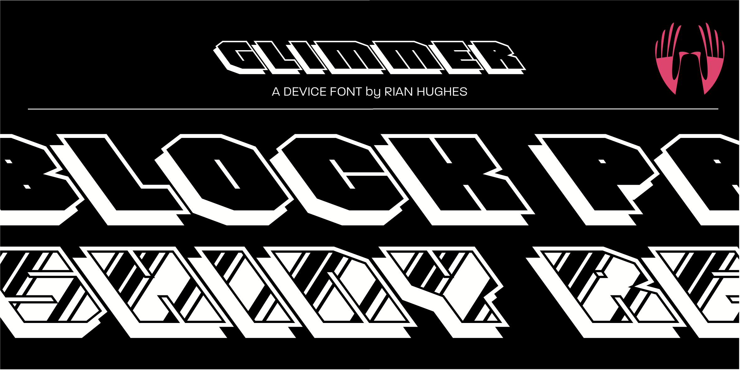 Glimmer Font Poster #1