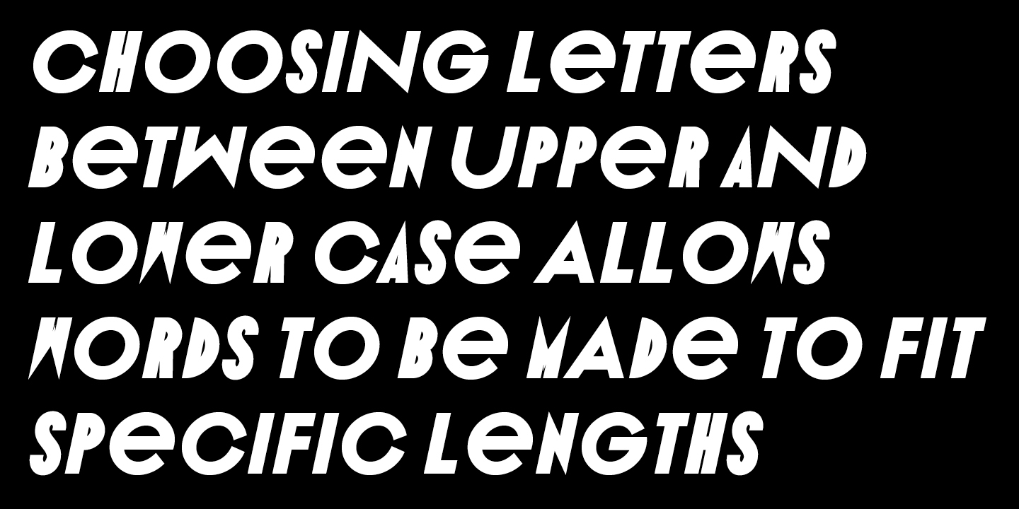 Ano Font Poster #1