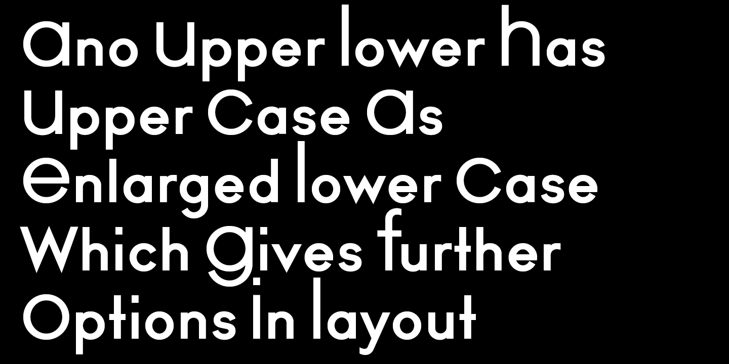 Ano Font Poster #1