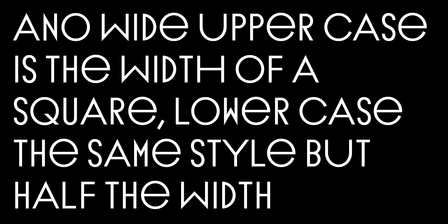 Ano Font Poster #1