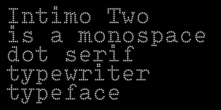 Intimo Font Poster #1