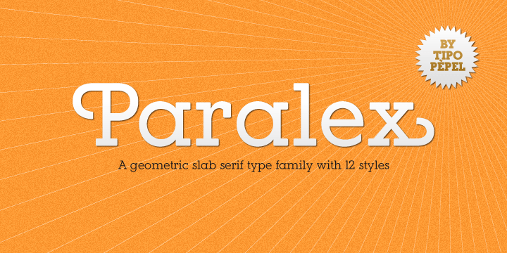 Paralex Font Poster #1