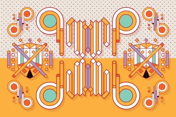 YWFT Motif Font Poster #1