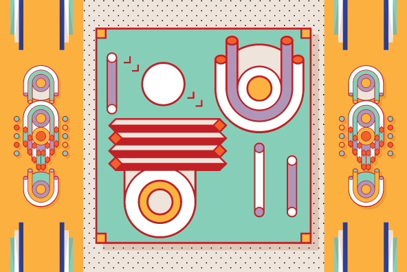YWFT Motif Font Poster #1