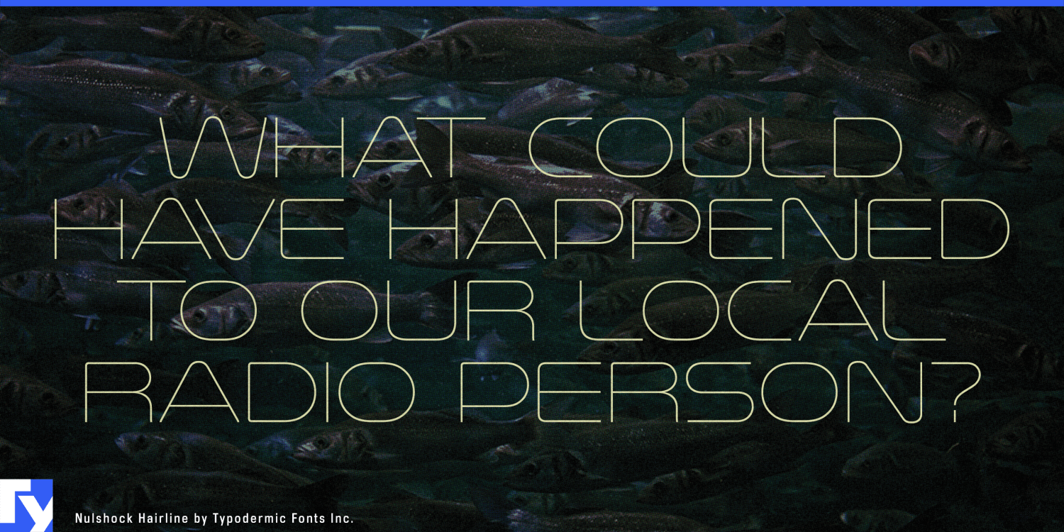 Nulshock Font Poster #1