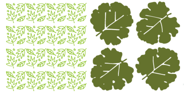 Flower & Leaf Borders Font Poster #1