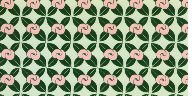 Flower & Leaf Borders Font Poster #1