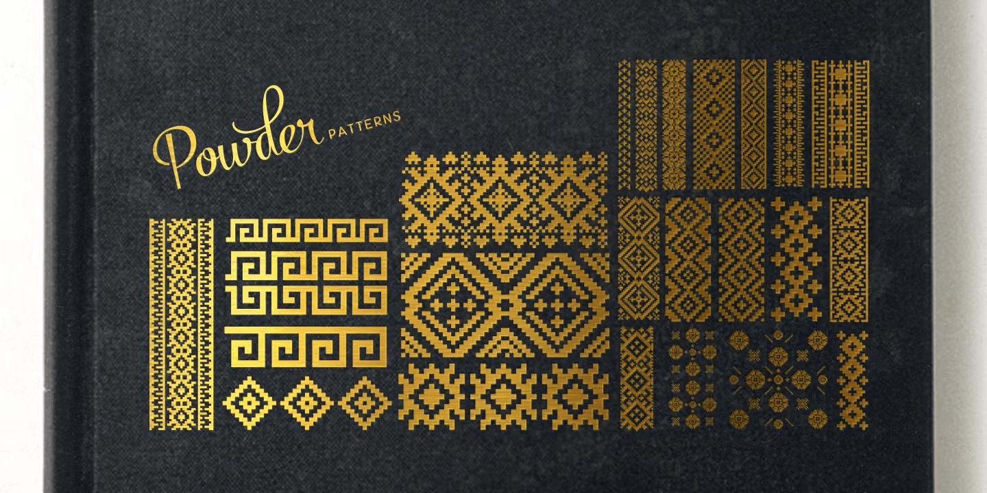 Powder Script Font Poster #1