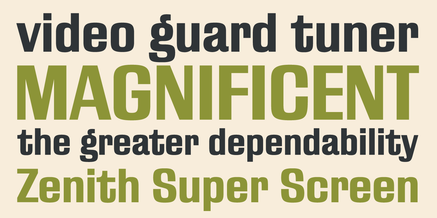 Filmotype Marlette Font Poster #3