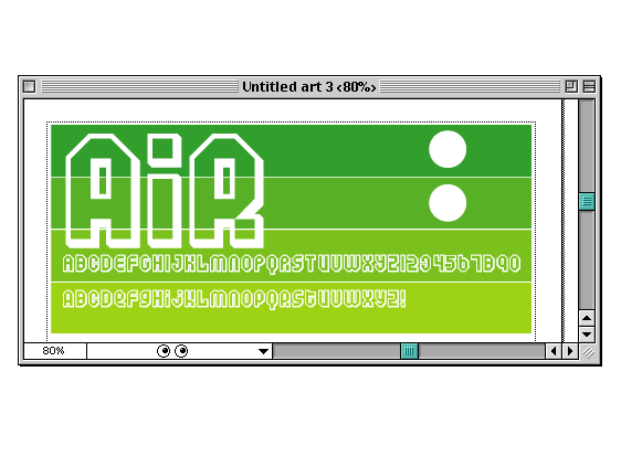 Air Font Poster #1