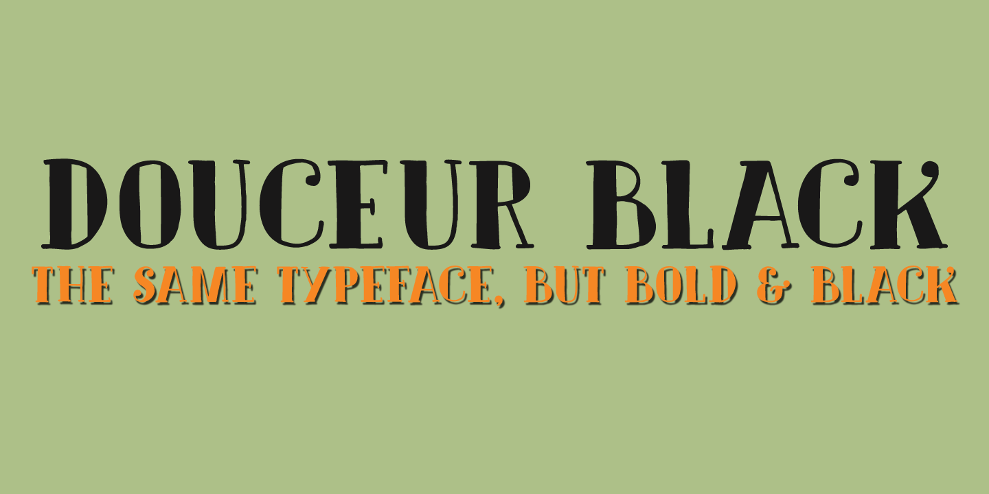 Douceur Font Poster #1