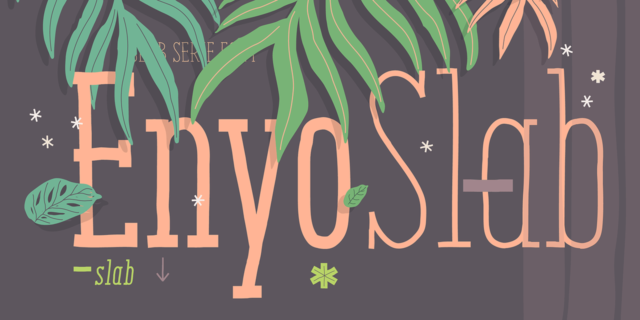 Enyo Slab Font Poster #1