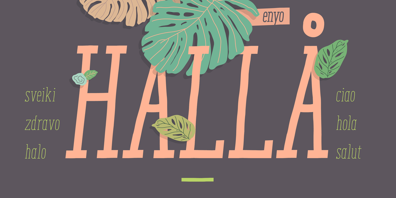 Enyo Slab Font Poster #1
