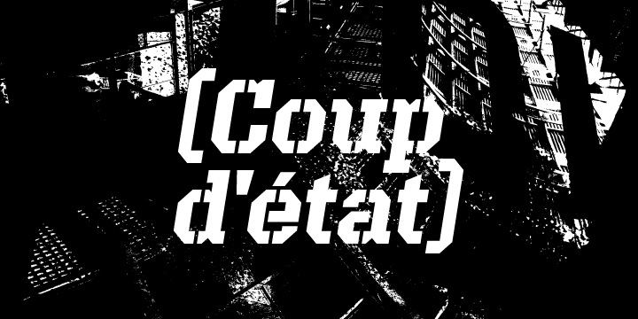 Defense Font Poster #1