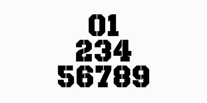 Defense Font Poster #1