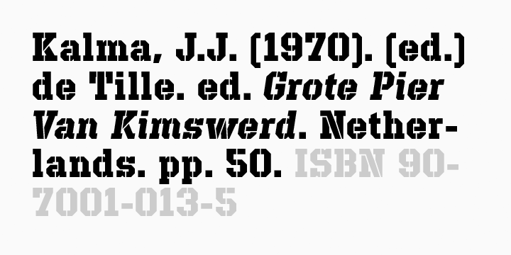 Defense Font Poster #1