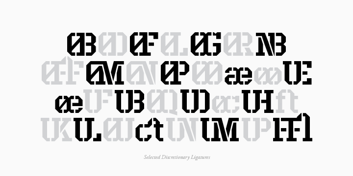 Defense Font Poster #1