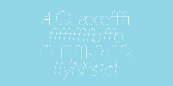 Memoire Font Poster #1