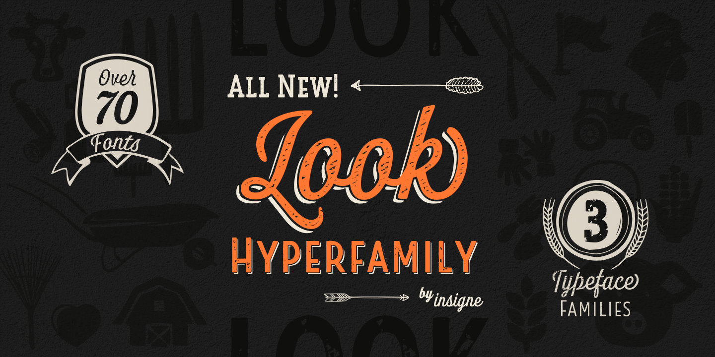 Look Font Poster #1