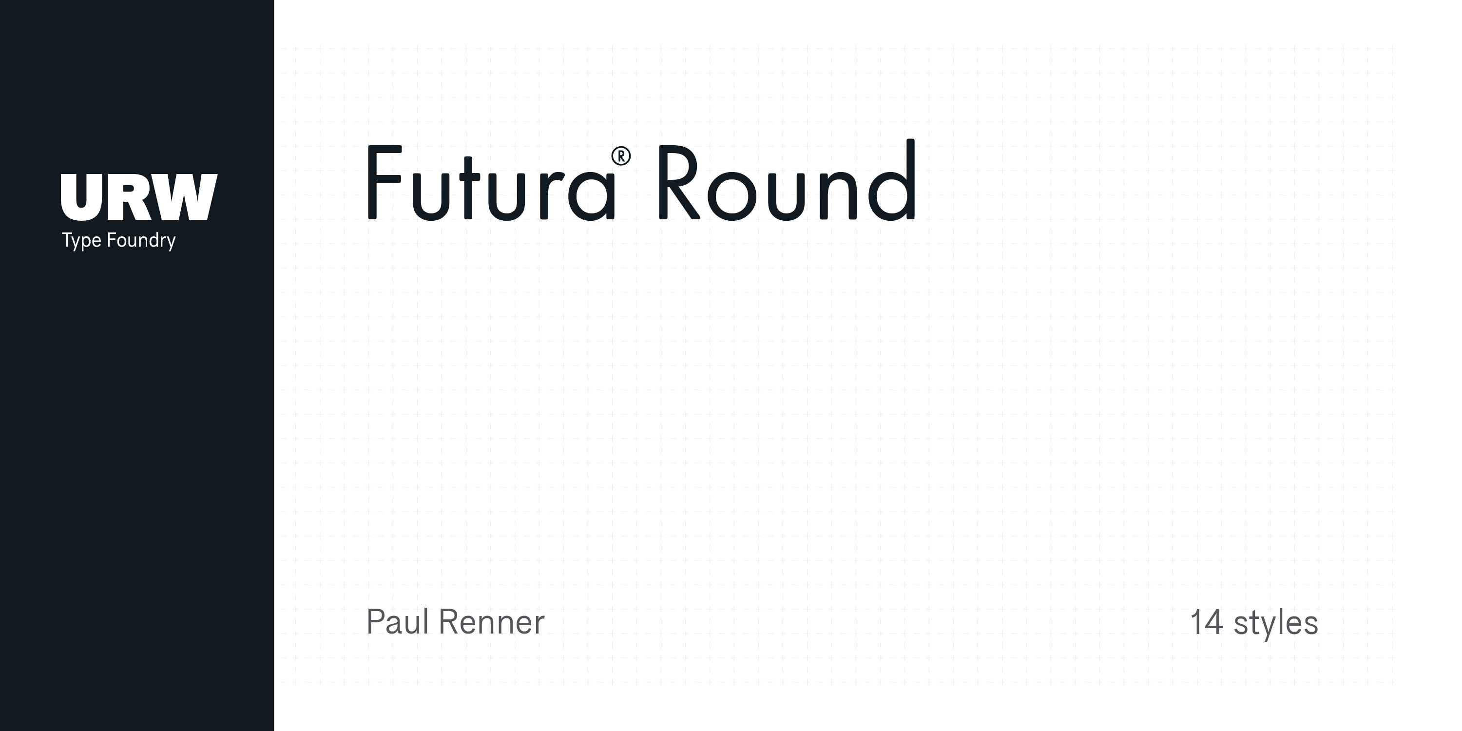 Futura Round Font Poster #1