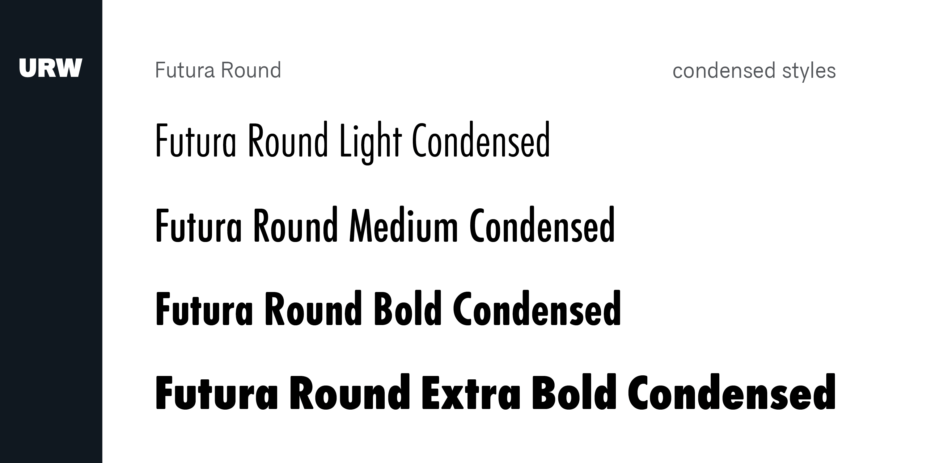 Futura Round Font Poster #1