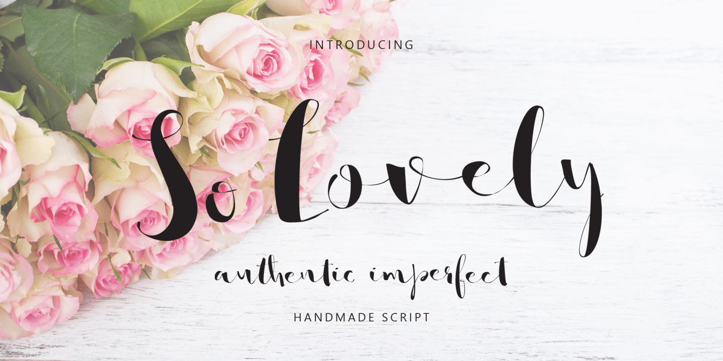 So Lovely Font Family