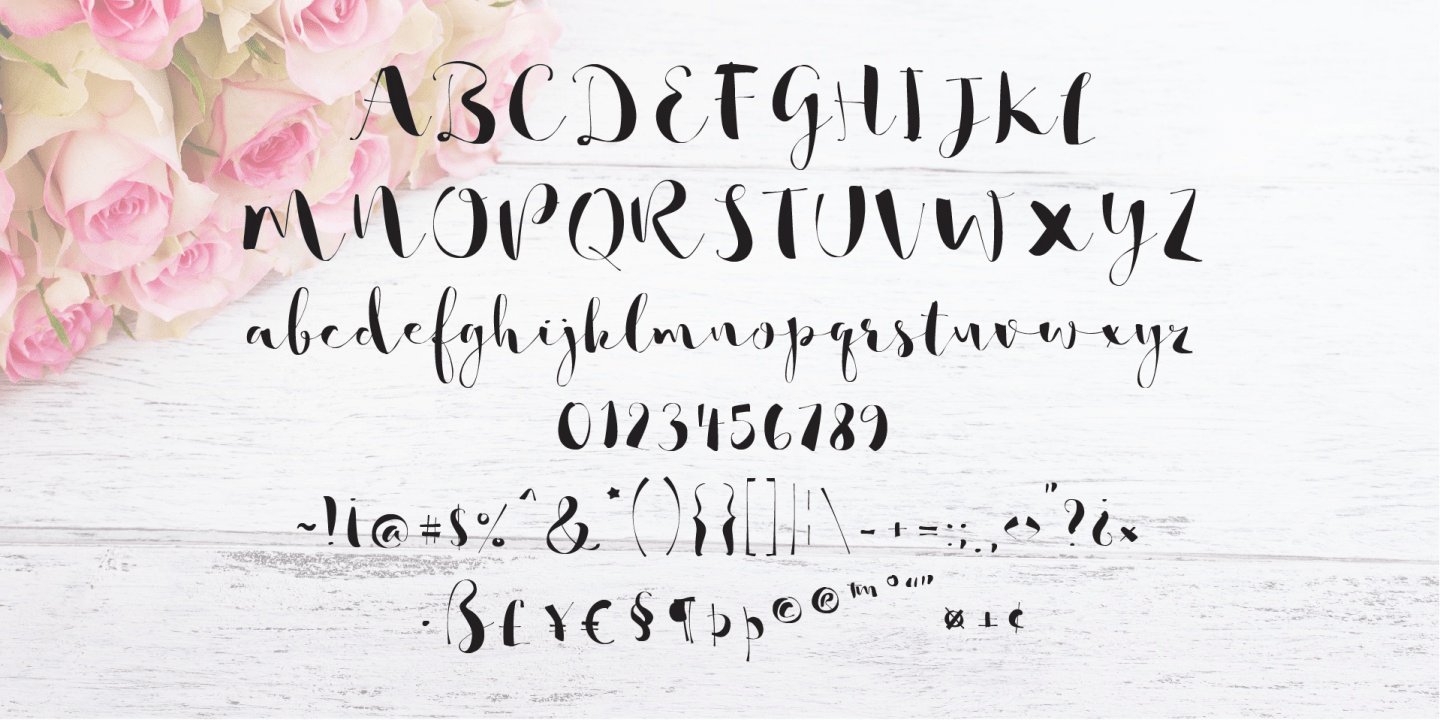 So Lovely Font Poster #6