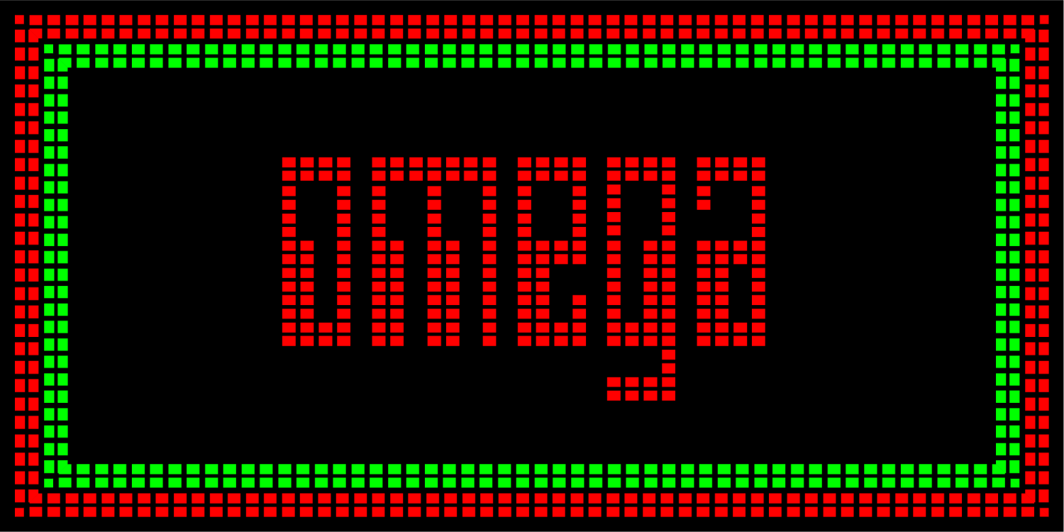Omega Font Poster #1