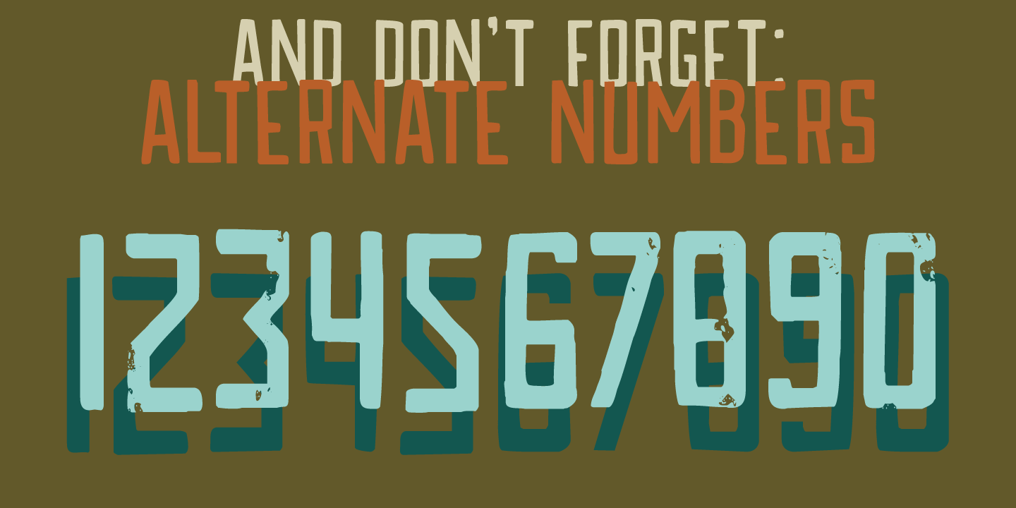 Katzenjammer Font Poster #1