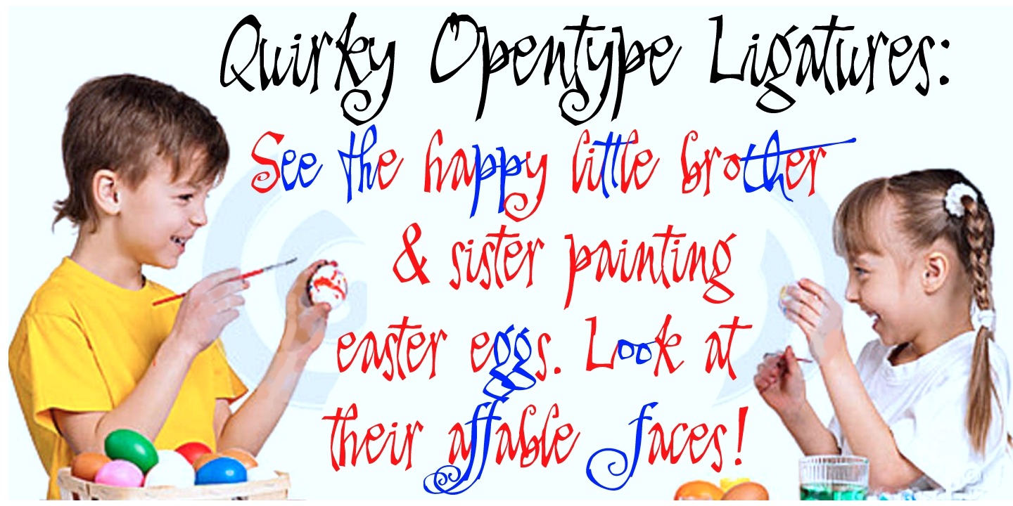 Quirky Font Poster #1