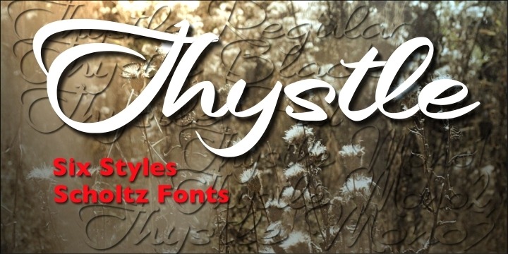 Thystle Font Poster #1