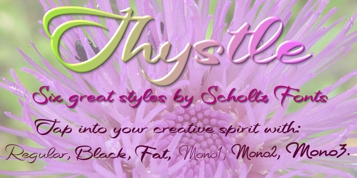Thystle Font Poster #1