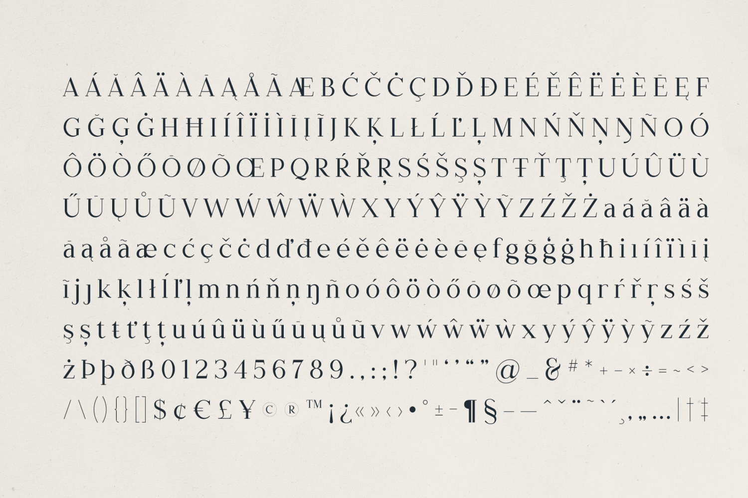 Typhera Font Poster #1