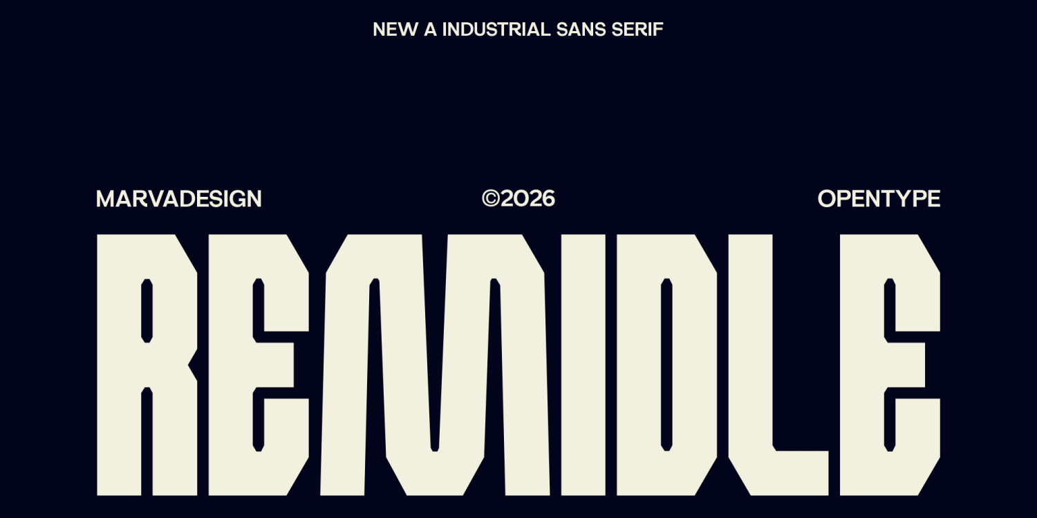 Remidle Font Family