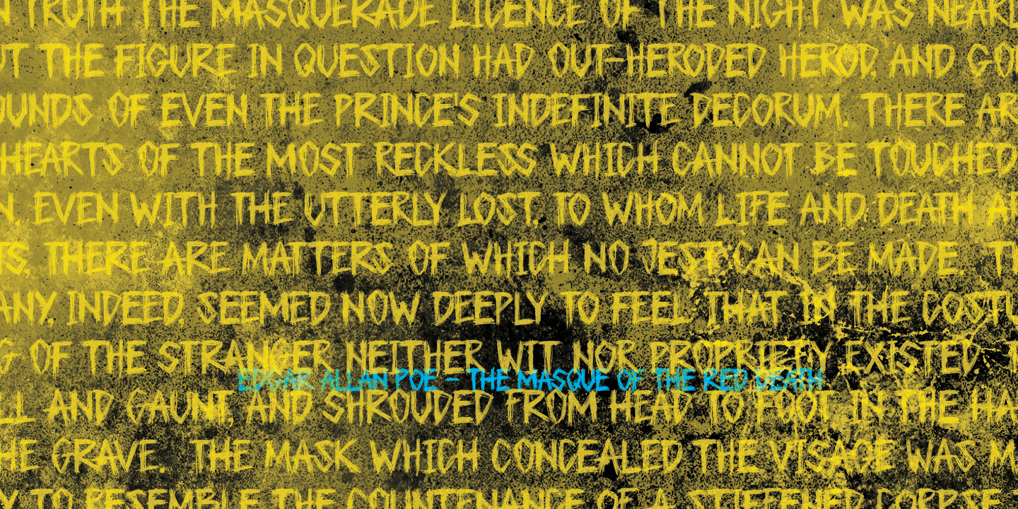 Plague Master Font Poster #1