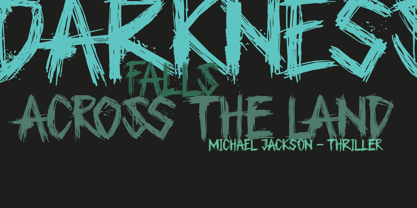 Plague Master Font Poster #1