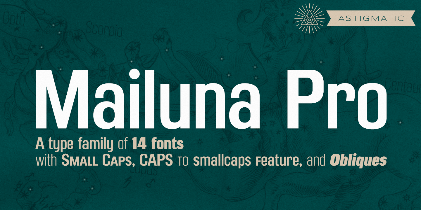 Mailuna Pro Font Poster #1
