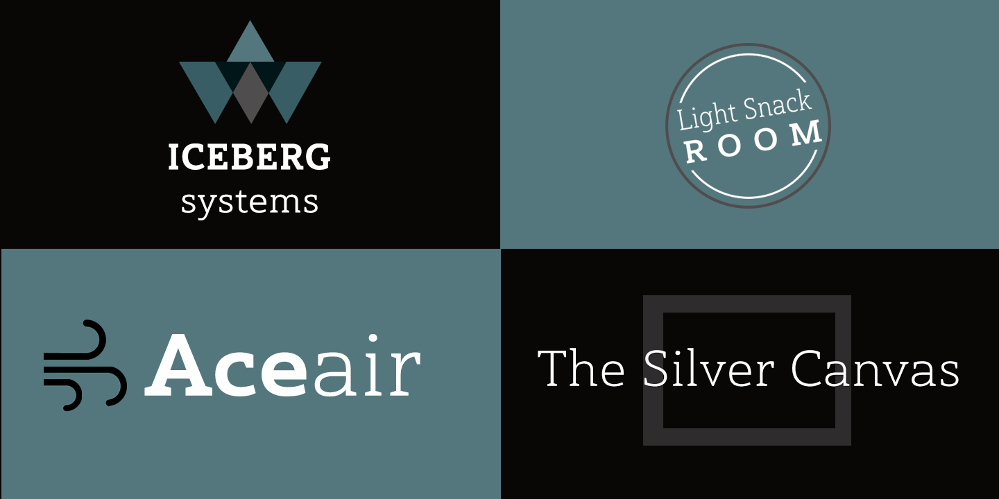 Haboro Slab Font Poster #1