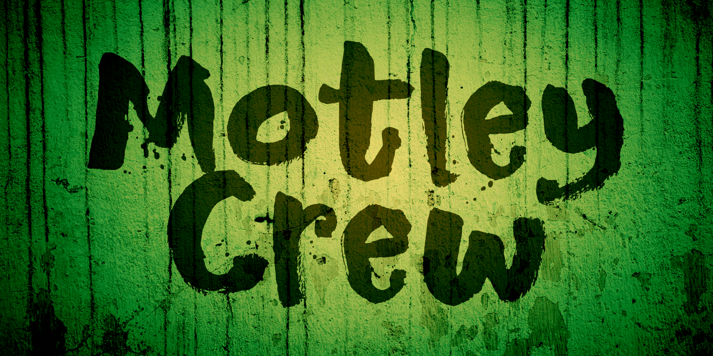 Motley Crew Font Poster #1