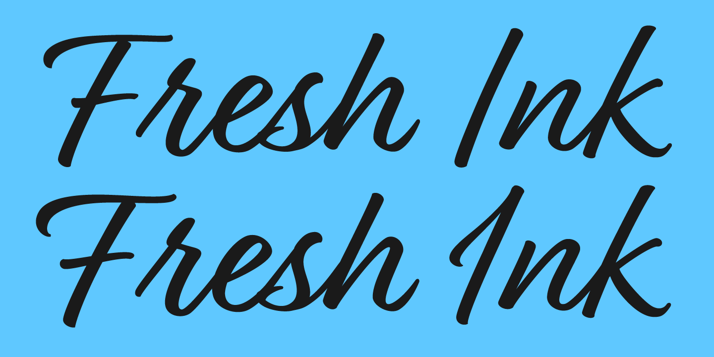 Relation Font Poster #1