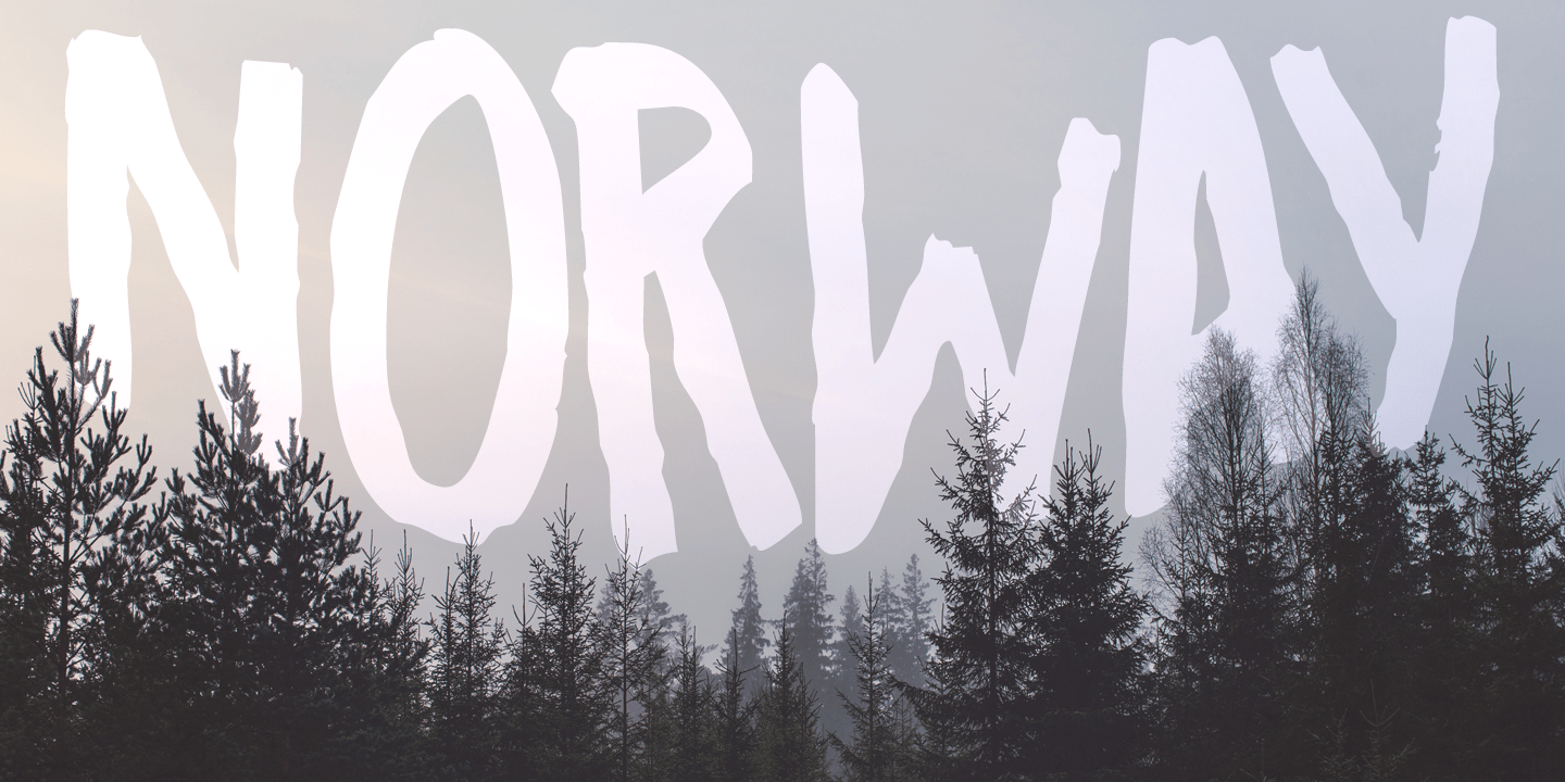 Crowbar Font Poster #1